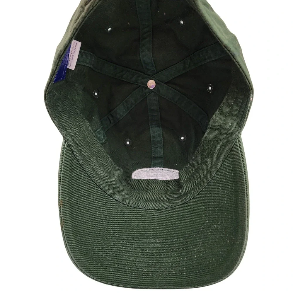 Reebok NFL New York Jets Hat Mens Green Cotton Adjustable Strap Dad Cap Logo - Picture 8 of 9